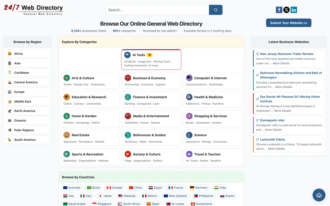 247WebDirectory homepage