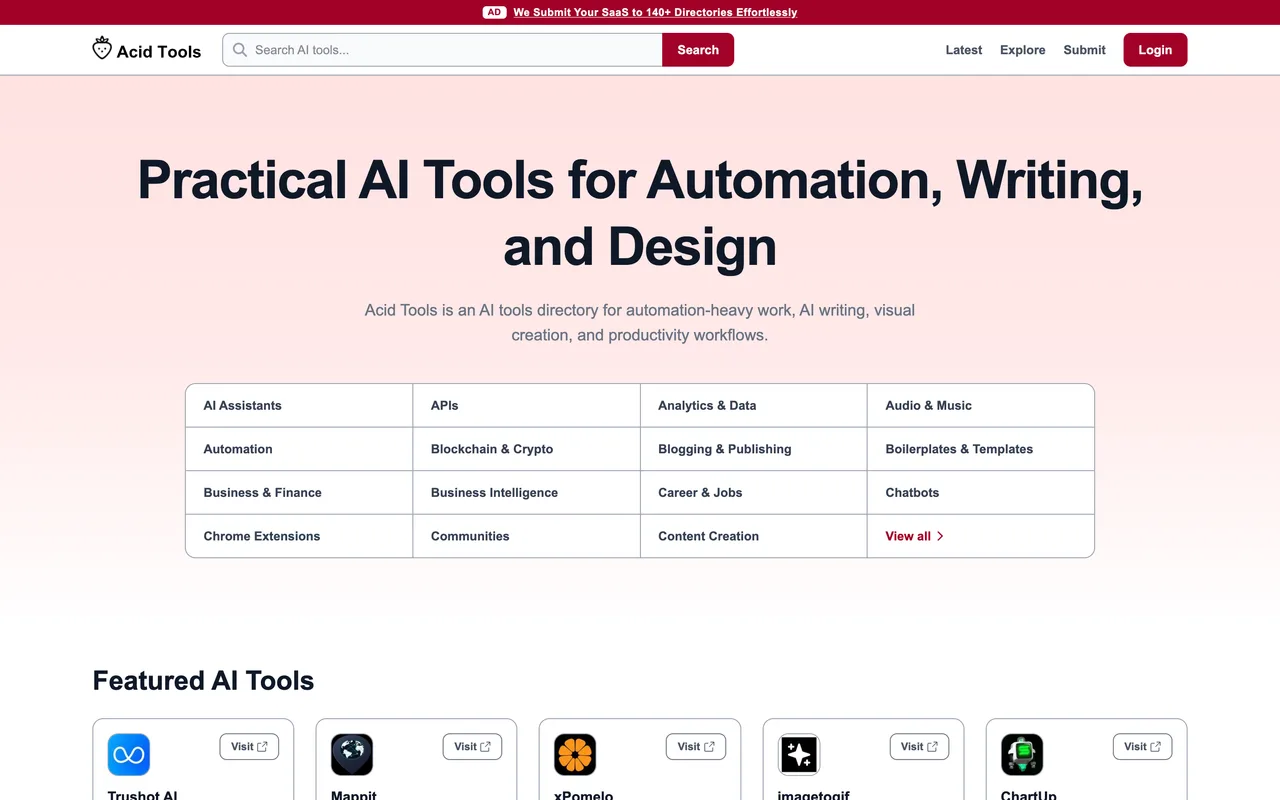 Acid Tools homepage