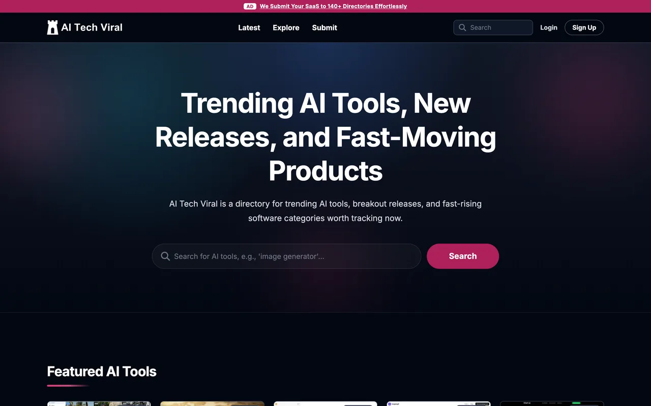 AI Tech Viral homepage