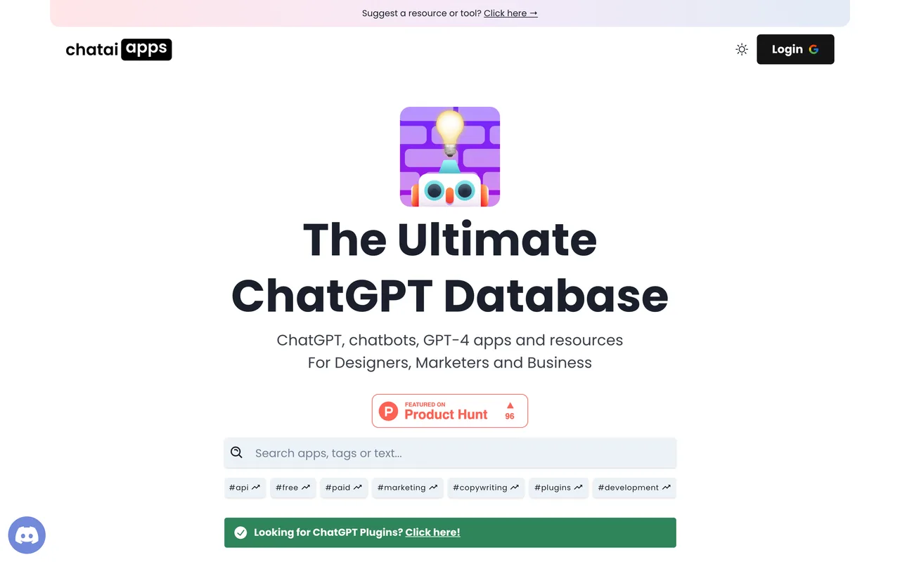 chatai[apps] homepage