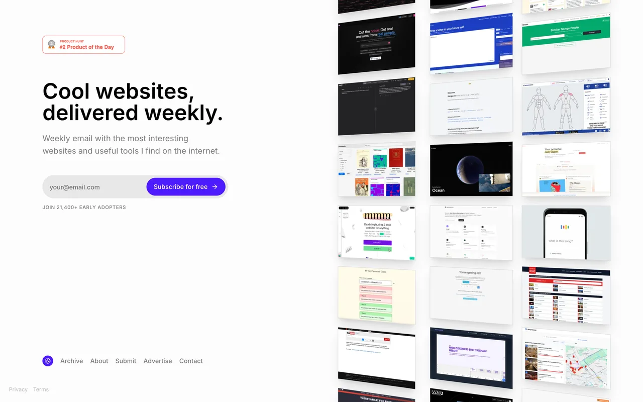 Internet Is Beautiful homepage