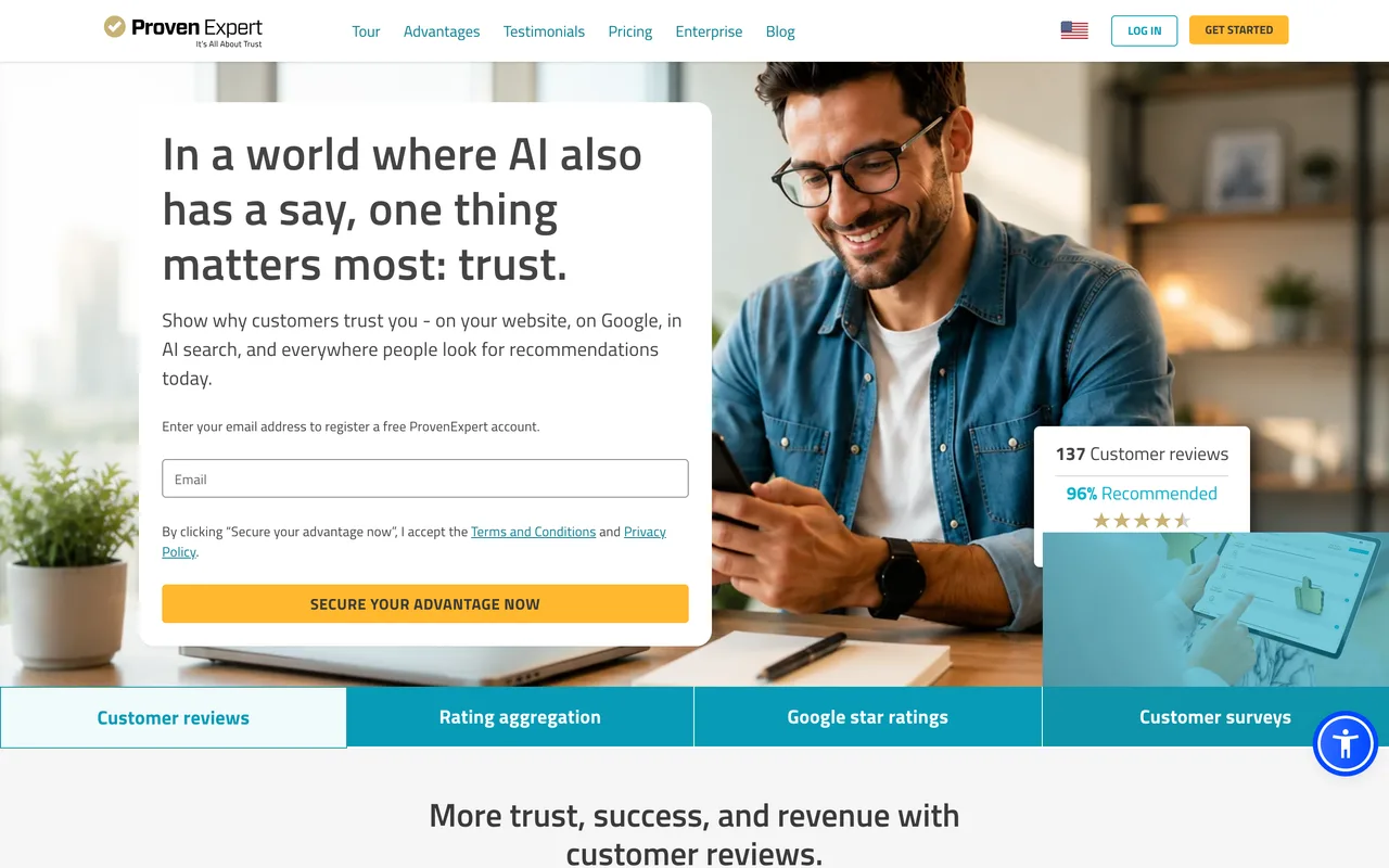 ProvenExpert homepage