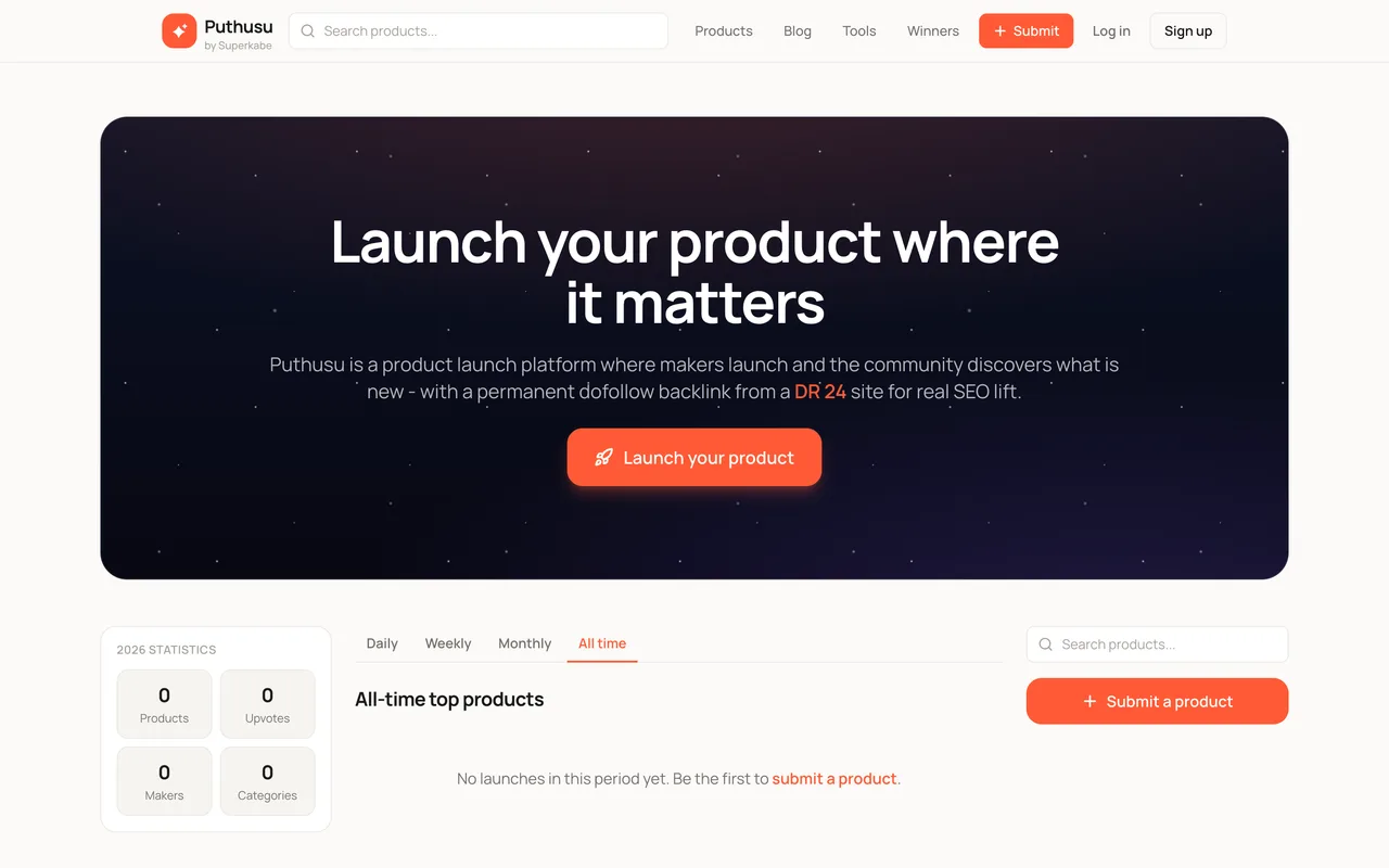 Puthusu homepage