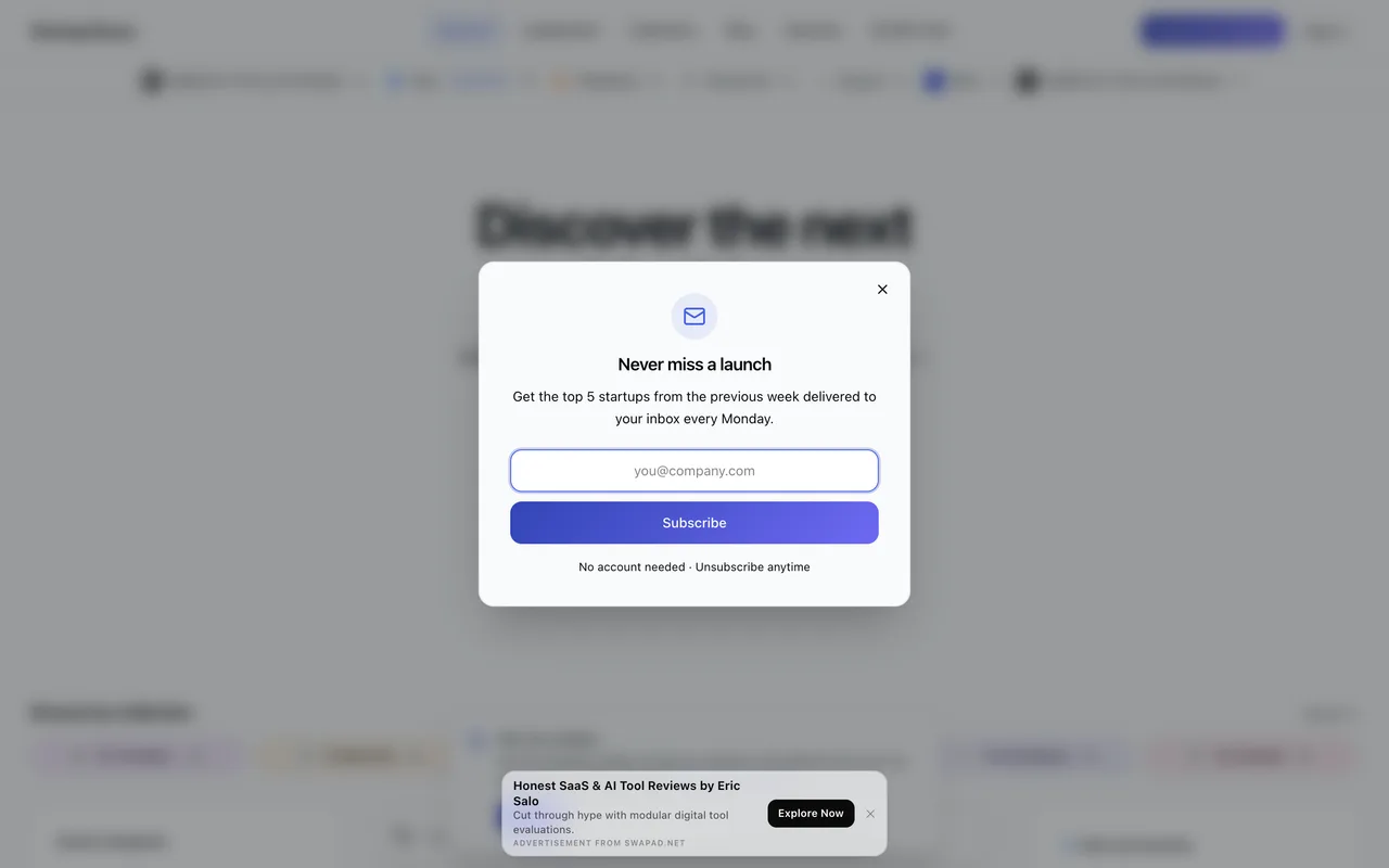 StartupLibrary homepage